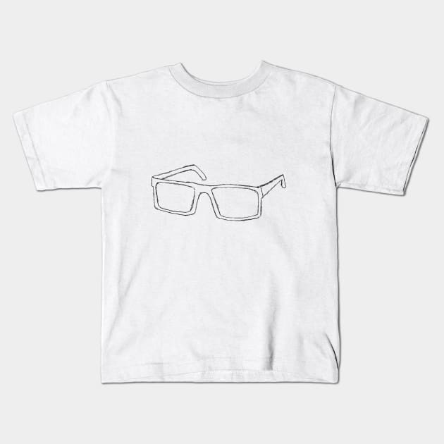 Glasses Kids T-Shirt by Medium_well_rare